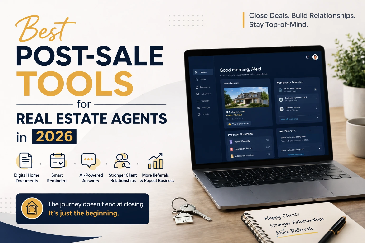 post-sale tools for real estate agents in 2026 dashboard and client management software