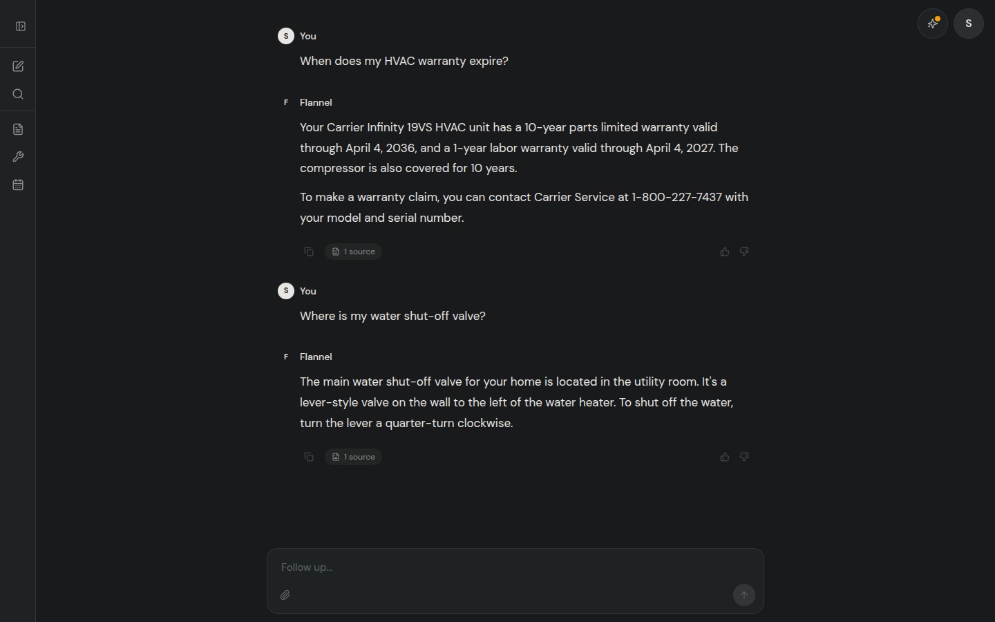 AI-driven support system